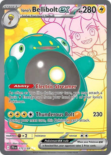 Iono's Bellibolt ex 172/159 - Journey Together - Holofoil