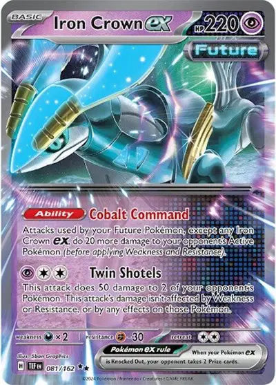 Iron Crown ex 081/162 - Temporal Forces - Holofoil
