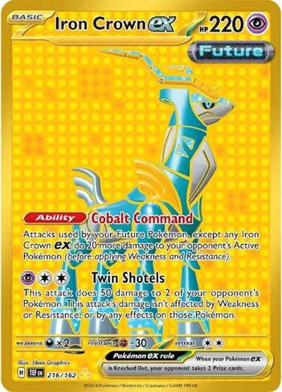 Iron Crown ex 216/162 - Temporal Forces - Holofoil