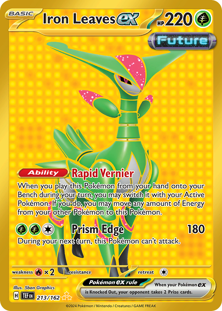Iron Leaves ex 213/162 - Temporal Forces - Holofoil