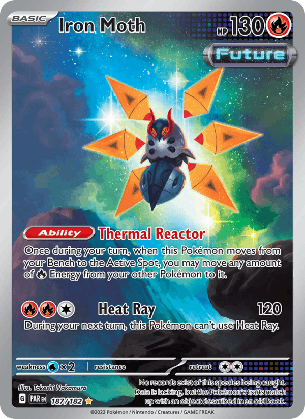 Iron Moth 187/182 - Paradox Rift - Holofoil