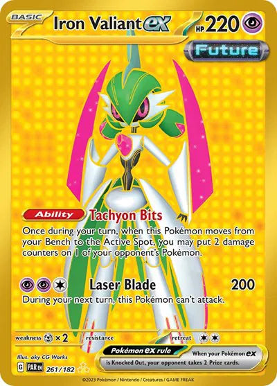 Iron Valiant ex - 261/182 - Paradox Rift - Holofoil