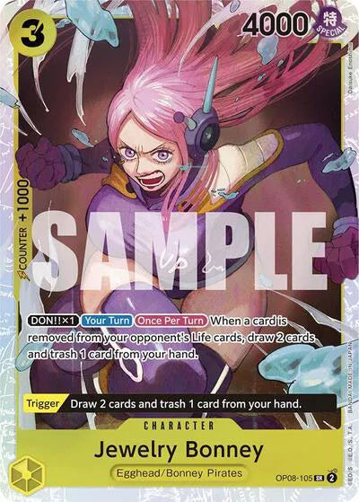 Jewelry Bonney OP08-105 - Two Legends - Foil