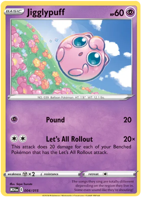 Jigglypuff 004/015 - McDonald's Promos 2024 - Normal