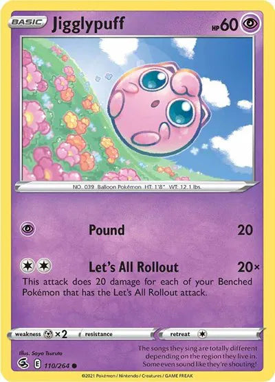 Jigglypuff 110/264 - Fusion Strike - Normal