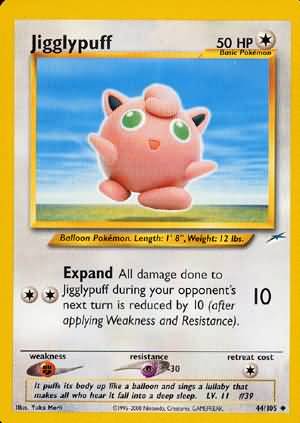 Jigglypuff 44/105 – Neo Destiny (Unbegrenzt) – Normal