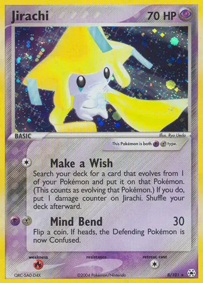 Jirachi 8/101 - EX Hidden Legends - Holofoil