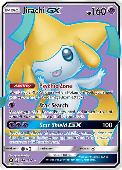 Jirachi GX 079a/236 - Unified Minds - Holofoil