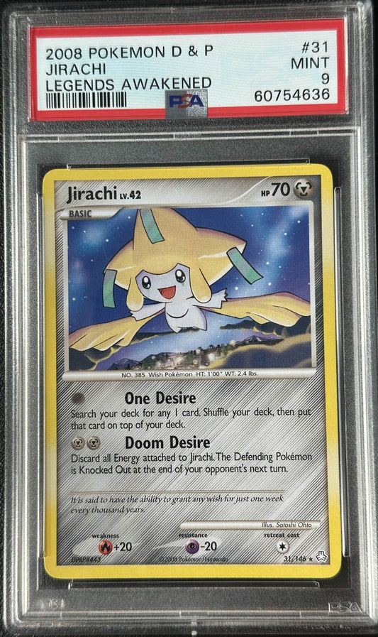 Jirachi (PSA 9) 31/146 – Erwachte Legenden – Normal