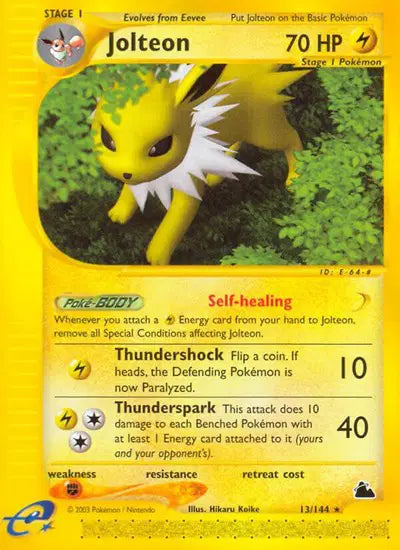 Jolteon 13/144 - Skyridge - Normal