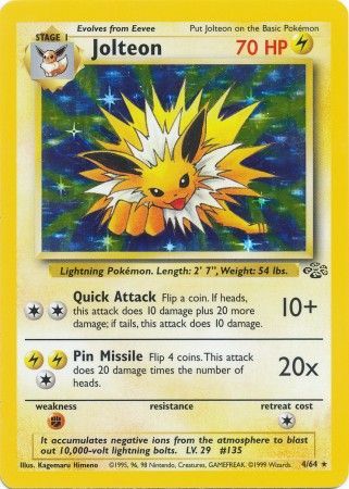 Jolteon 4/64 - Jungle (Unlimited) - Holofoil