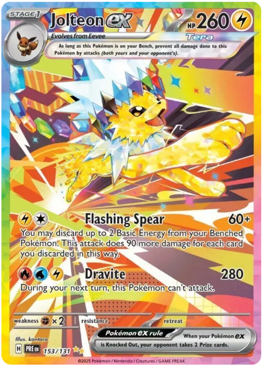 Jolteon ex 153/131 - Prismatic Evolutions - Holofoil