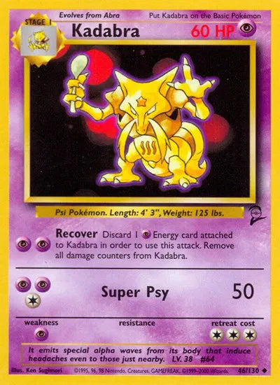 Kadabra 46/130 - Base Set 2 - Normal