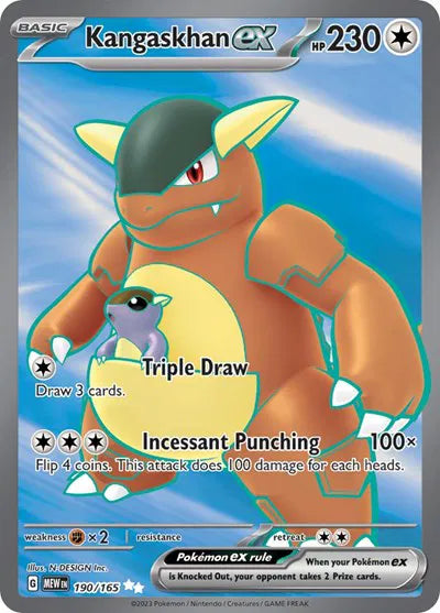 Kangaskhan ex 190/165 - Scarlet & Violet 151 - Holofoil