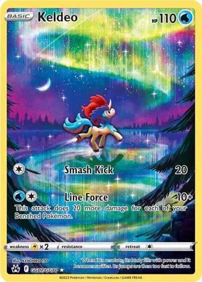Keldeo GG07/GG70 - Crown Zenith: Galarian Gallery - Holofoil