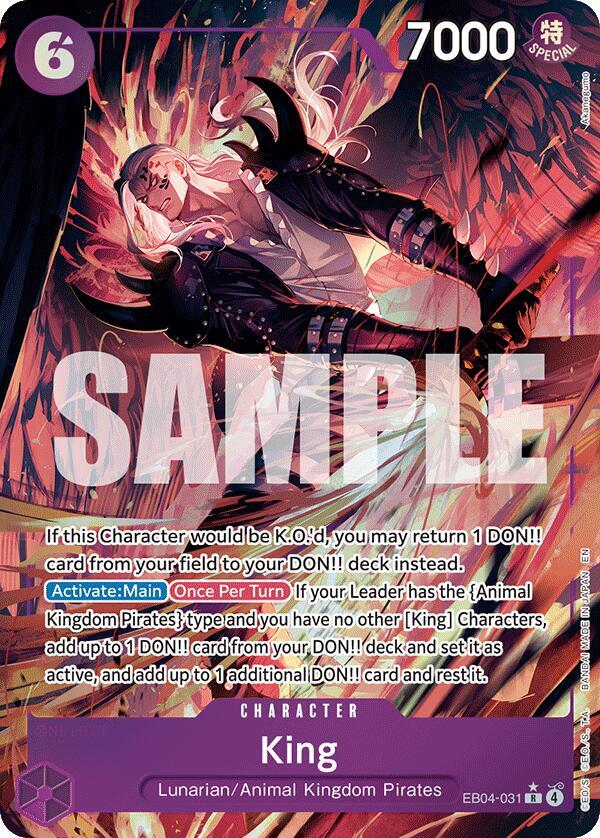 King (Alternate Art) EB04-031 - The Azure Sea's Seven - Foil