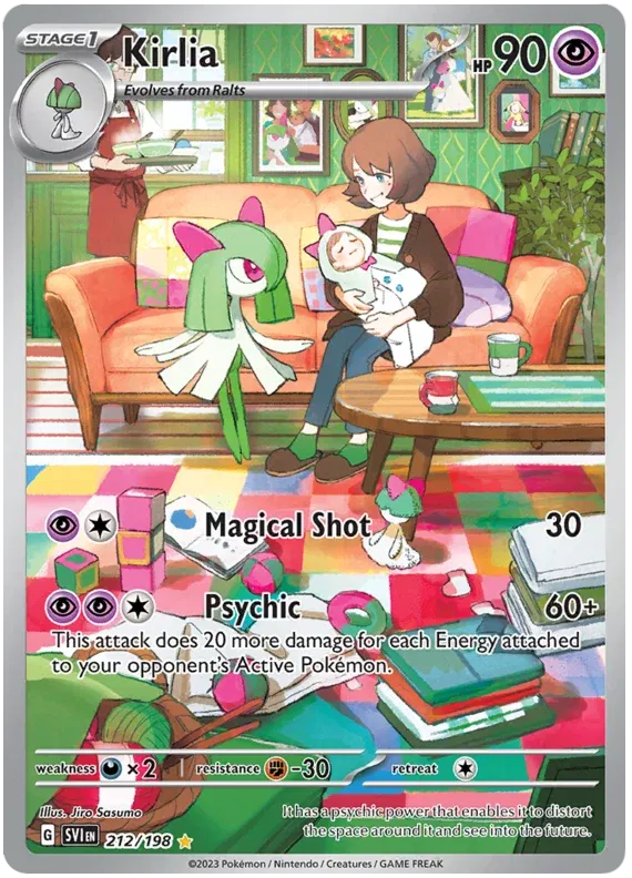 Kirlia 212/198 - Scarlet & Violet - Holofoil