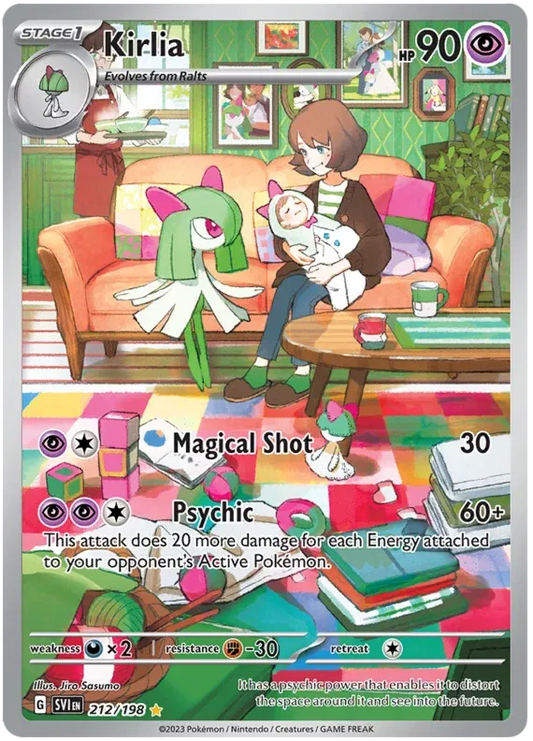 Kirlia 212/198 - Scarlet & Violet - Holofoil