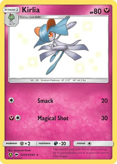 Kirlia SV35/SV94- Shining Fates: Shiny Vault - Holofoil