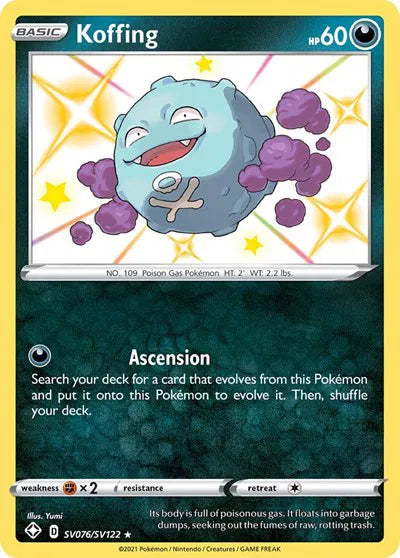 Koffing SV076/SV122 - Shining Fates: Shiny Vault - Holofoil
