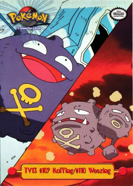 Koffing / Weezing TV13 - Topps Series 1 - Normal