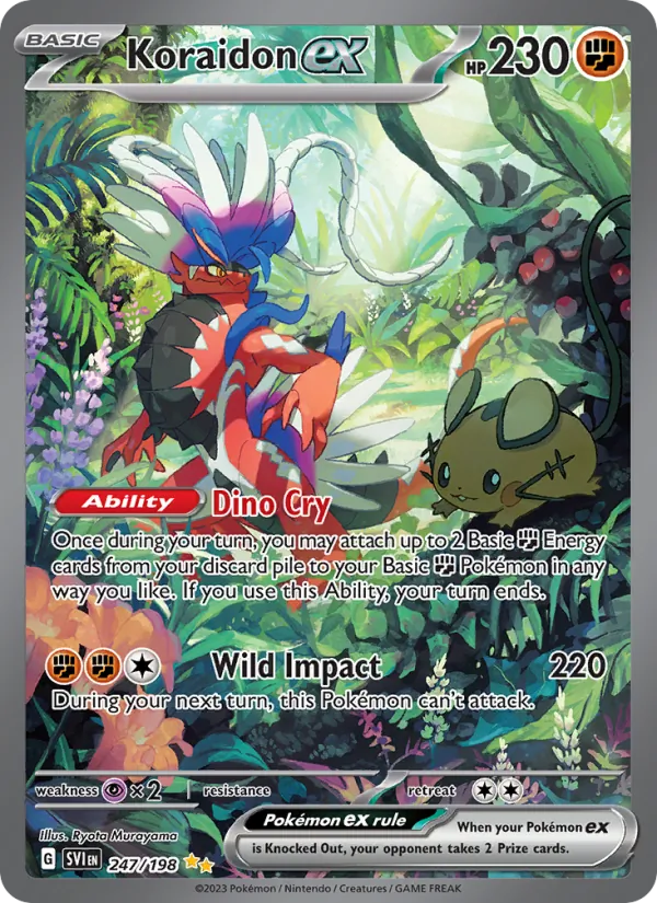 Koraidon ex 247/198 - Scarlet & Violet - Holofoil