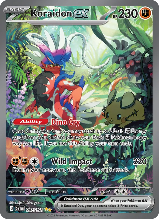 Koraidon ex 247/198 - Scarlet & Violet - Holofoil