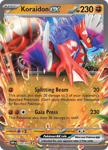 Koraidon ex 124/197 - Obsidianflammen - Holofolie