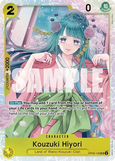 Kouzuki Hiyori OP06-106 - Wings of the Captain - Foil