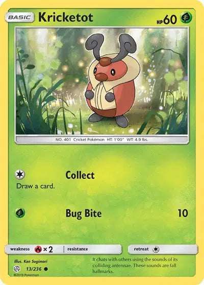 Kricketot 13/236 - Cosmic Eclipse - Reverse Holofoil