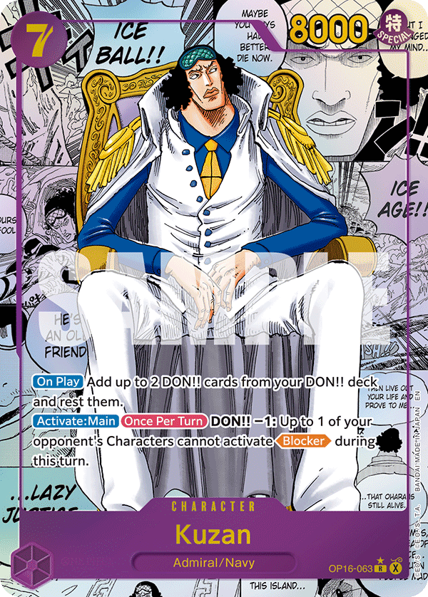 Kuzan (Manga) OP16-063 - The Time of Battle - Foil