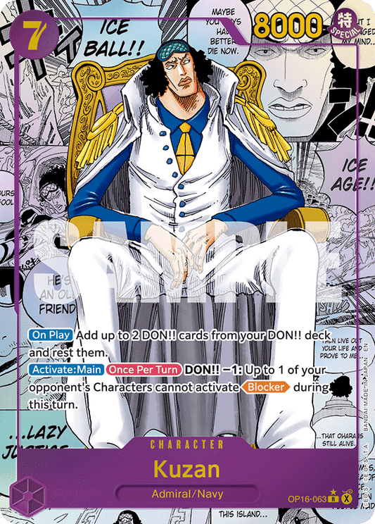 Kuzan (Manga) OP16-063 - The Time of Battle - Foil