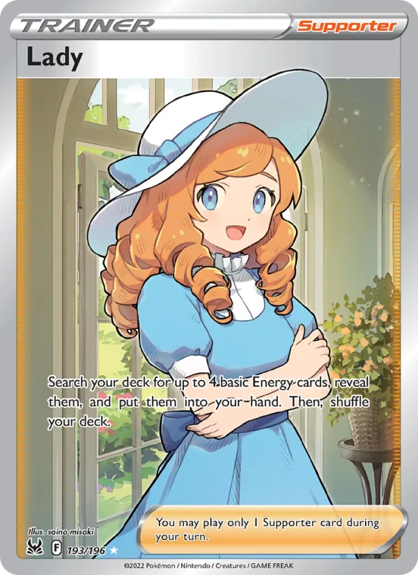 Lady 193/196 - Lost Origin - Holofoil