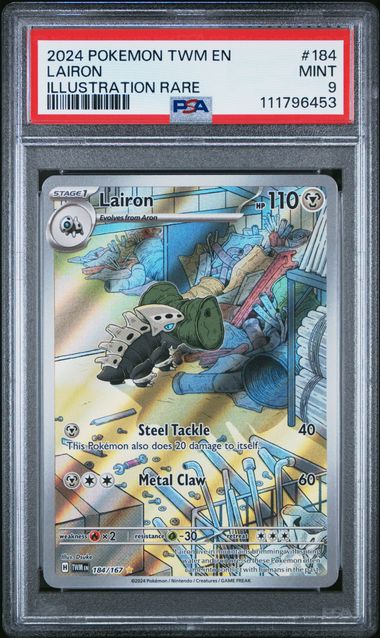 Lairon (PSA 9) 184/167 – Twilight Masquerade – Holofoil