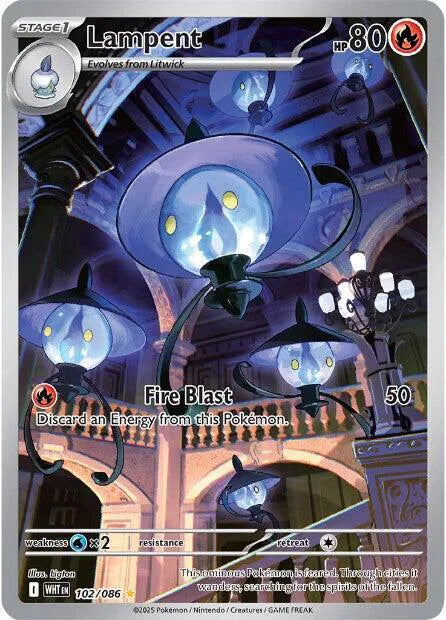 Lampent 102/086 – White Flare – Holofoil