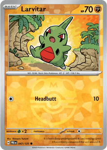 Larvitar 047/131 - Prismatic Evolutions - Master Ball Pattern