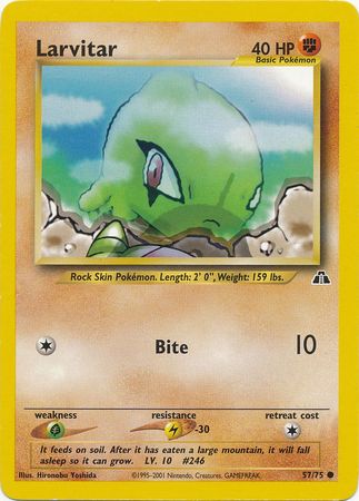 Larvitar 57/75 - Neo Discovery (Unlimited) - Normal