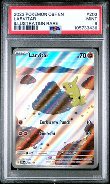 Larvitar (PSA 9) 203/197 – Obsidian Flames – Holofoil
