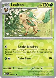 Leafeon 005/131 – Prismatic Evolutions – Master Ball Pattern