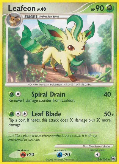 Leafeon Lv.40 24/100 - Majestic Dawn - Normal