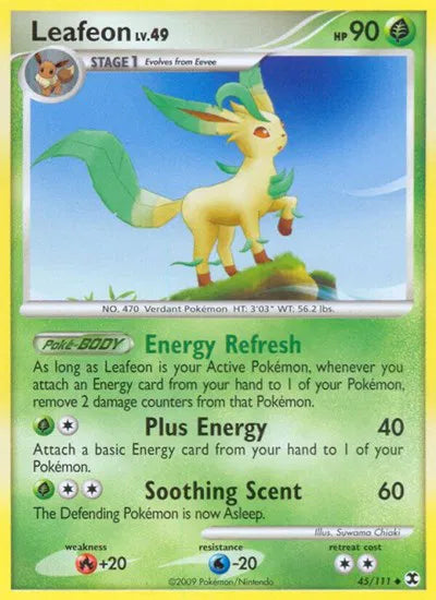 Leafeon Lv.49 45/111 - Rising Rivals - Normal