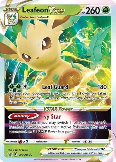 Leafeon VSTAR SWSH195 - Sword & Shield Promo - Holofoil