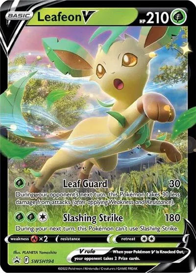 Leafeon V SWSH194 - Sword & Shield Promo - Holofoil