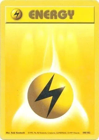 Lightning Energy (NL) 100/102 - Base Set (Unlimited) - Normal