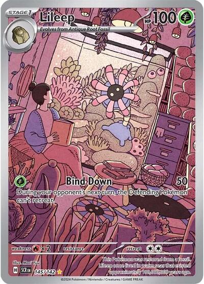 Lileep 145/142 - Stellar Crown - Holofoil