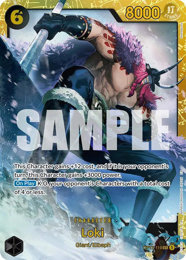 Loki OP17-119 - The World's Strongest Warriors - Foil