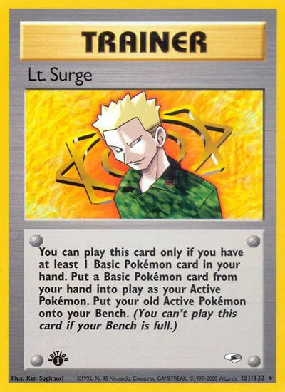 Lt. Surge 101/132 – Gym Heroes (Unbegrenzt) – Normal