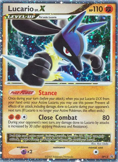 Lucario Lv.X DP12 - Diamond and Pearl Promos - Holofoil