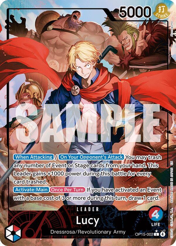 Lucy (Parallel) (JP) OP15-002 - Adventure on Kami's Island - Foil