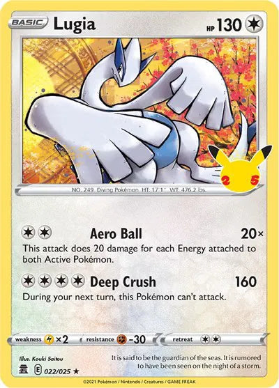 Lugia 022/025 - Celebrations - Holofoil
